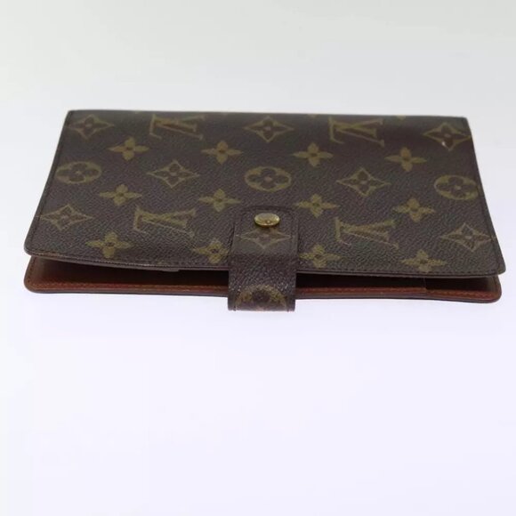 LOUIS VUITTON Monogram Agenda MM Day Planner Cover R20105 LV Auth 75037 - Picture 6 of 15